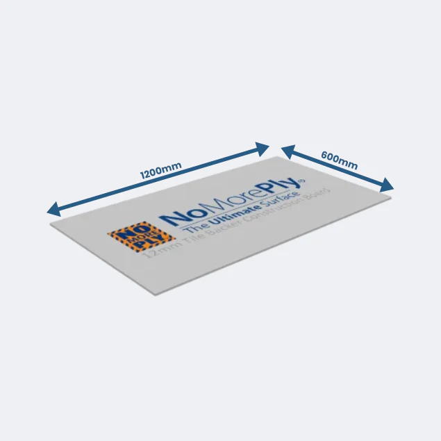 12mm Tile Backer Construction Board (1200 x 800mm) | By NoMorePly - Image 2