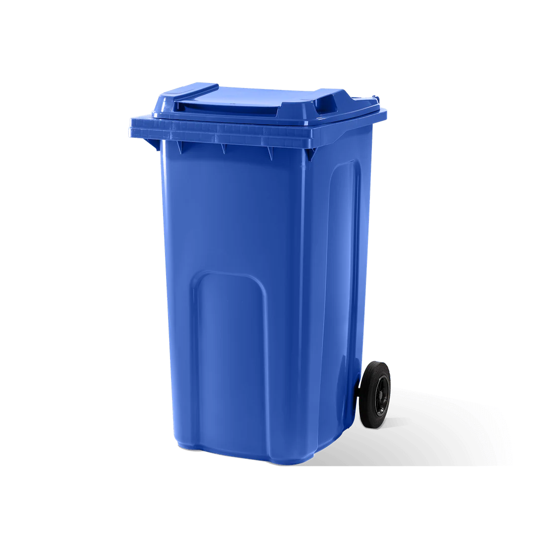 240 Litre Household Council Wheelie Bin | Blue | MGB - Image 3