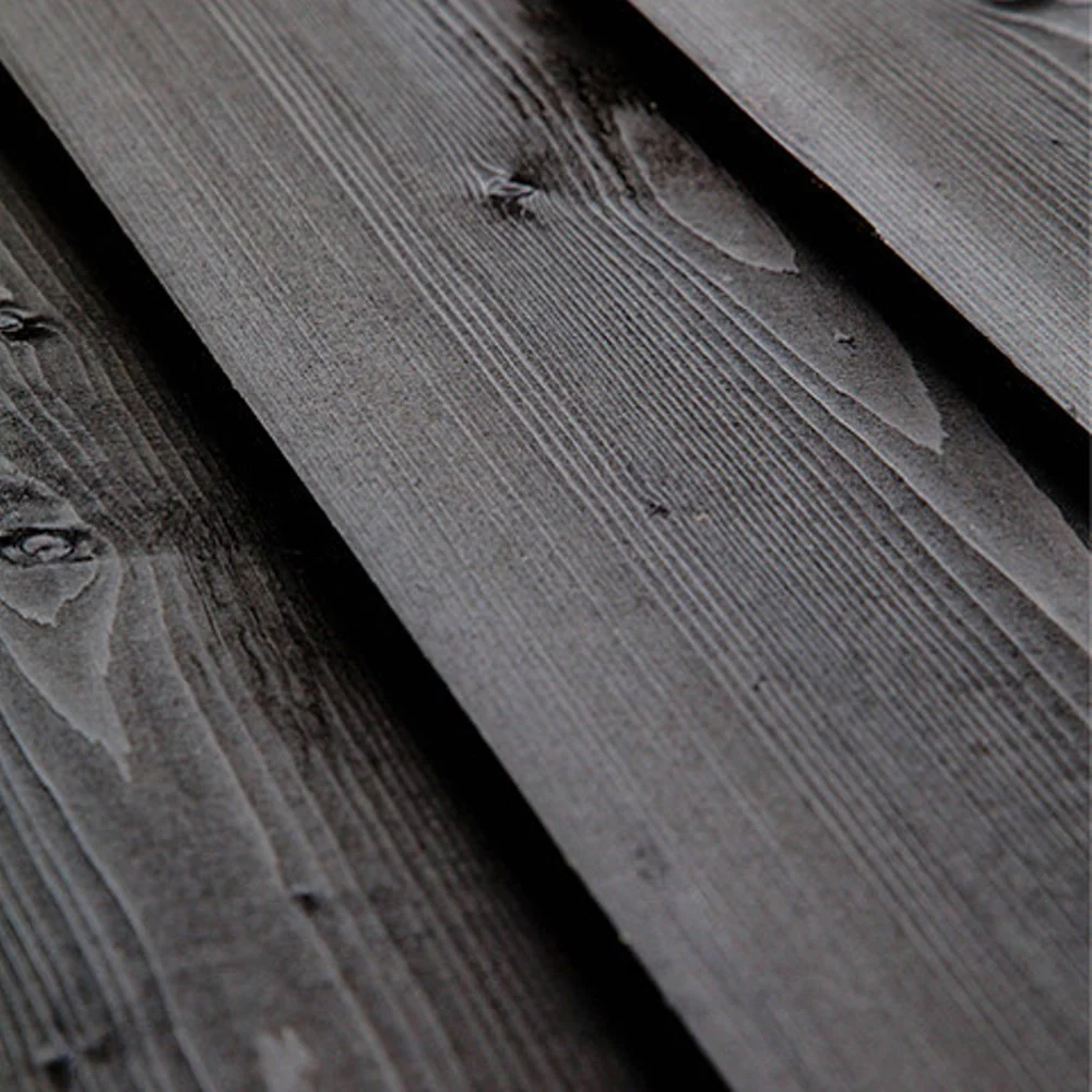 4ft | Black Painted Feather Edge Board | 175mm x 22mm | 1.2m | - Image 2