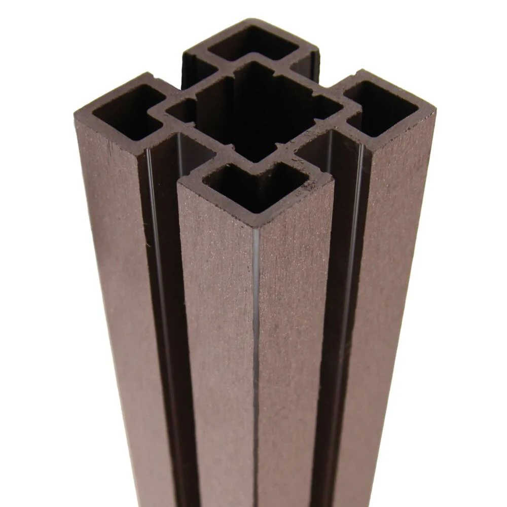 Complete Aged Oak Composite Fence Bundle - Image 9