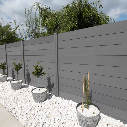 Complete Walnut Brown Composite Fence Bundle - Image 6
