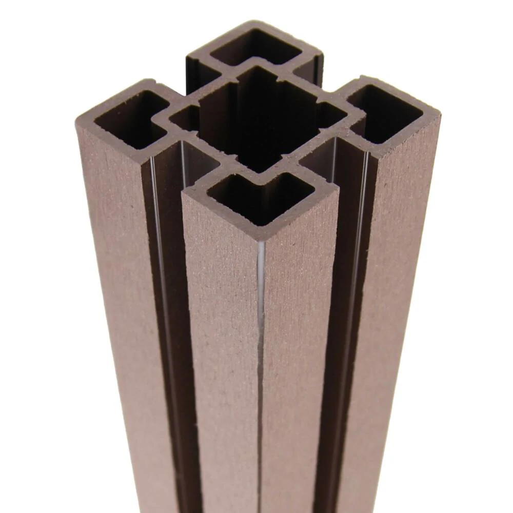 Complete Walnut Brown Composite Fence Bundle - Image 9