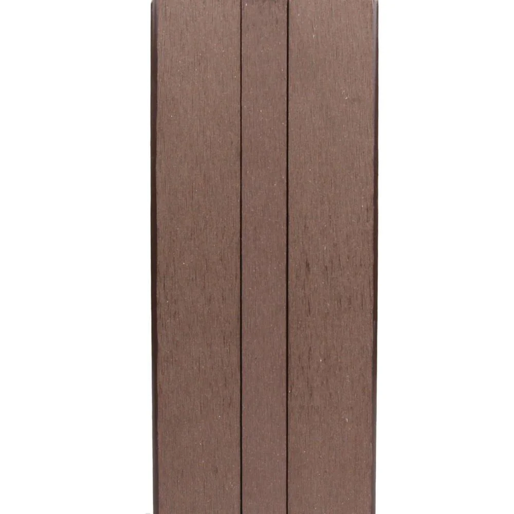 Walnut Brown Composite Fence Post Insert Strip - Image 3