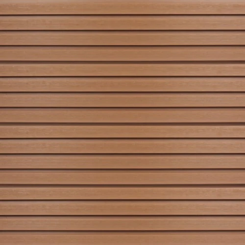 Oak Brown Composite Slatted Cladding Board | 3.4m (12ft)