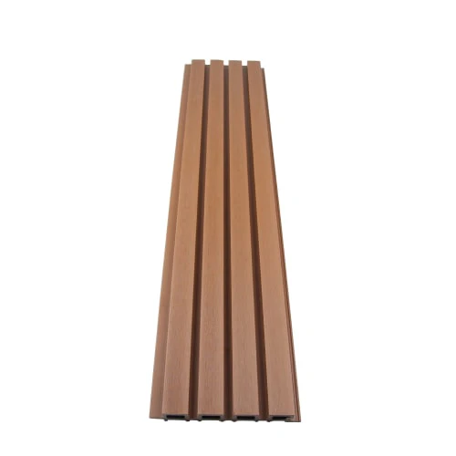 Oak Brown Composite Slatted Cladding Board | 3.4m (12ft) - Image 2