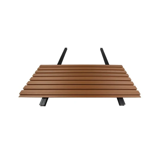 Oak Brown Composite Slatted Cladding Board | 2.4m (8ft) - Image 3