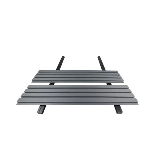 Stone Grey Composite Slatted Cladding Board | 2.4m (8ft) - Image 4
