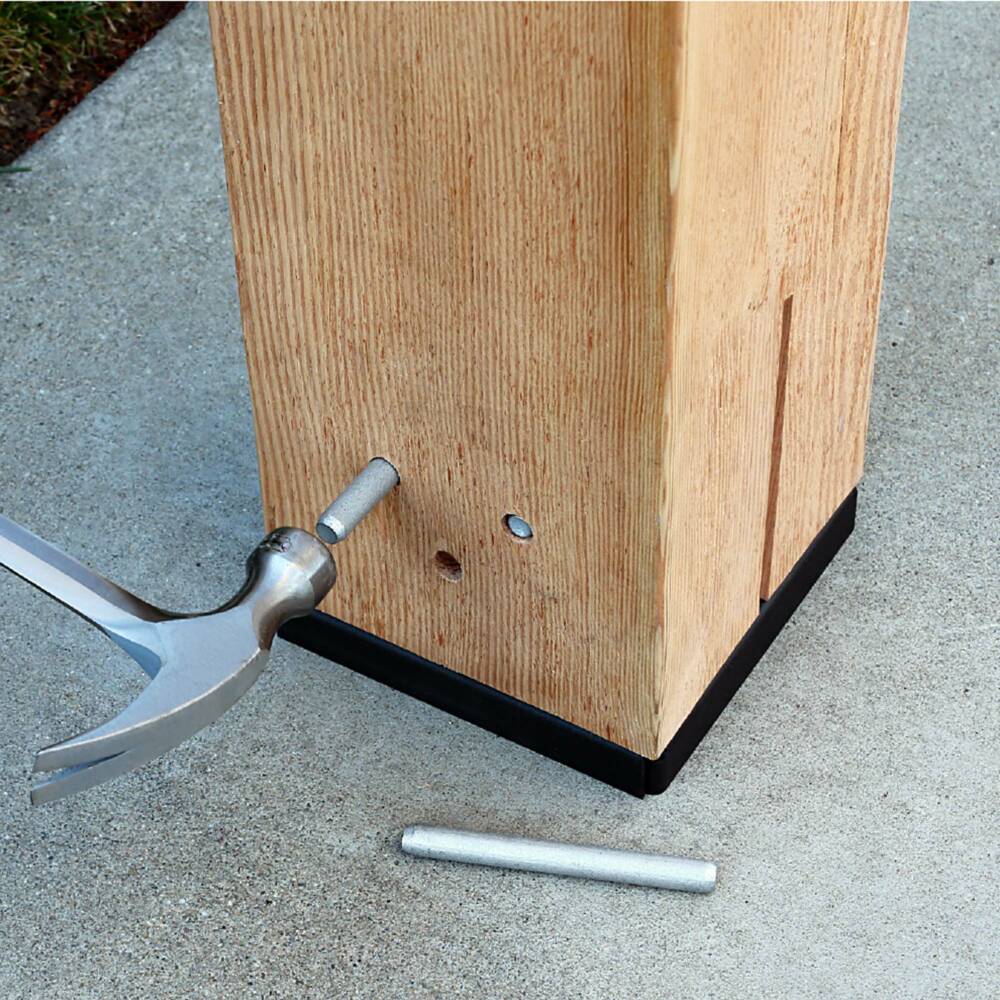 Simpsons Concealed Post Base | 133mm - Image 3
