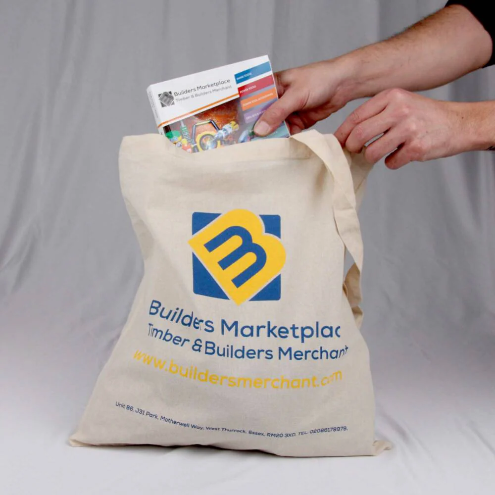 Cotton Canvas Carrier Bag | Reusable & Biodegradable - Image 2