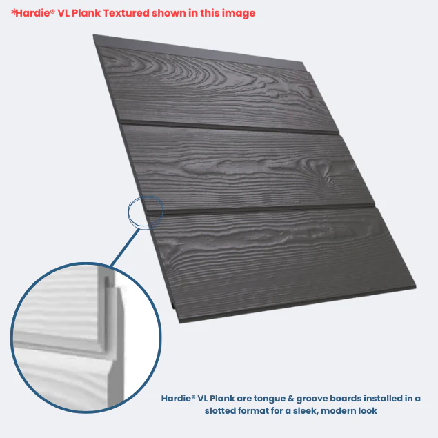 Hardie® VL Plank| x 10 Boards | Cedar Textured | Fibre Cement Cladding Boards | By James Hardie™ - Image 3