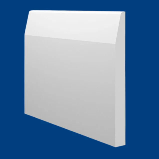 MDF Skirting Board | 117mm x 18mm | Chamfered Rounded Profile - Image 3