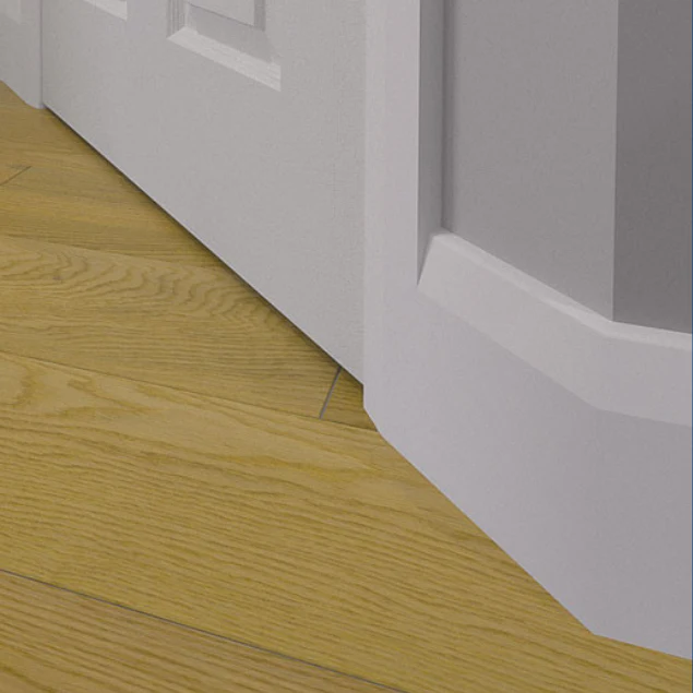 MDF Skirting Board | 117mm x 18mm | Chamfered Rounded Profile - Image 5