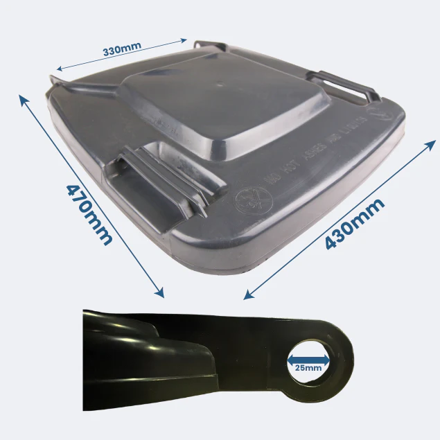 Replacement Wheelie Bin Lid | 120 Litre - Image 6