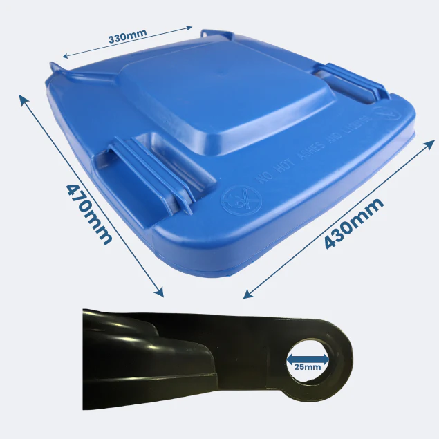 Replacement Wheelie Bin Lid | 120 Litre - Image 8