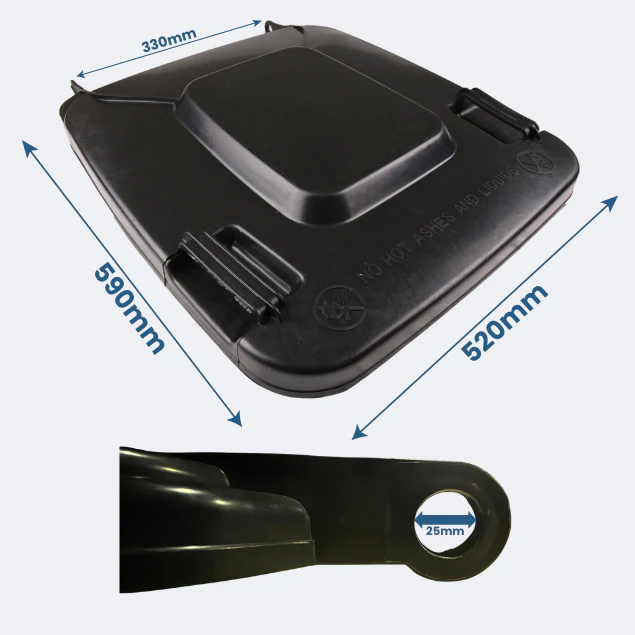 Replacement Wheelie Bin Lid | 240 Litre - Image 9