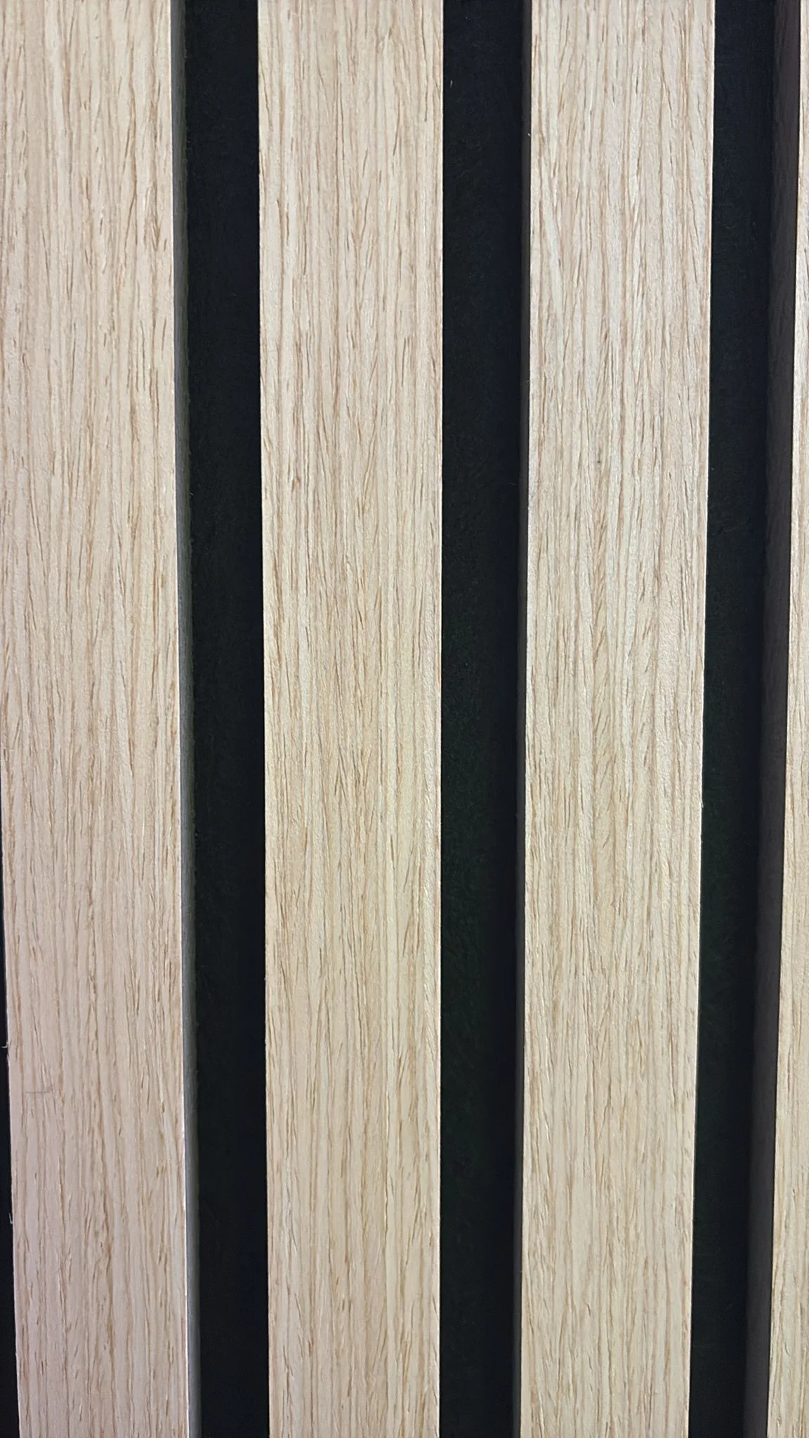 Slatpanel Beech with Black Felt Acoustic Wall Panel - Image 2