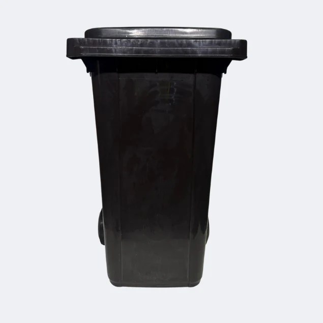 240 Litre Wheelie Bin | Black - Image 3