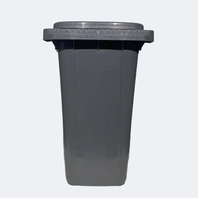 240 Litre Wheelie Bin | Grey - Image 3