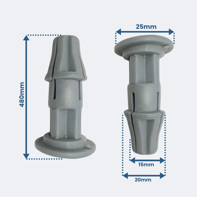 Wheelie Bin Lid Pins | 48mm x 20mm - Image 3