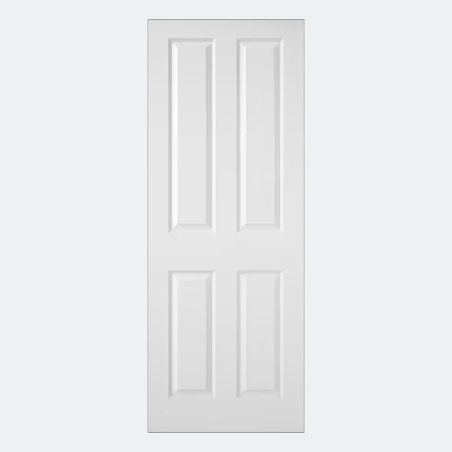 White Internal Door | 4 Panel Smooth | FD30 Fireshield