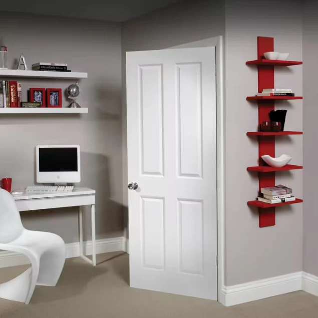 White Internal Door | 4 Panel Smooth | FD30 Fireshield - Image 4