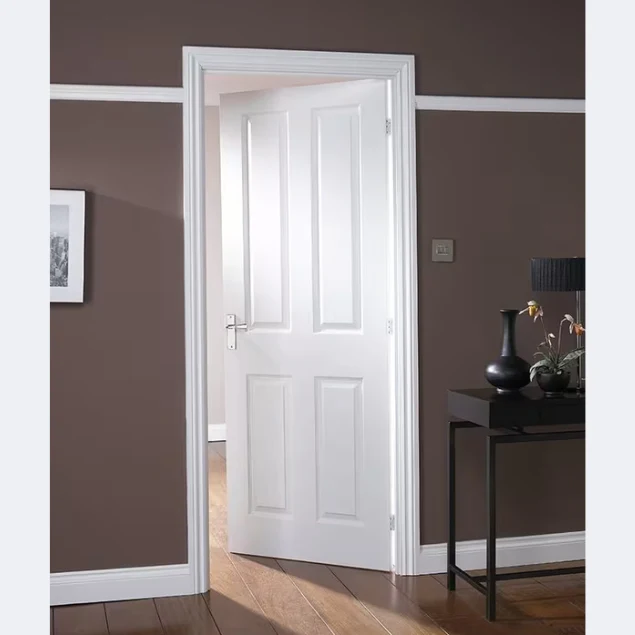 White Internal Door | 4 Panel Smooth | FD30 Fireshield - Image 5